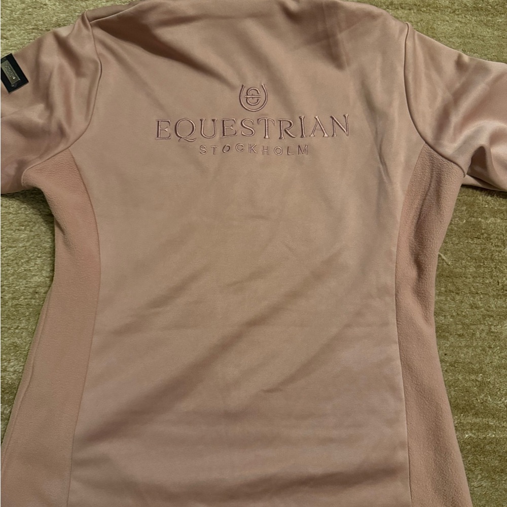 Brand New Pink Equestrian Stockholm Fleece Jacket - Picture 2 of 3